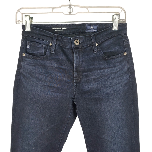 ADRIANO GOLDSCHMIED The Legging Ankle  Super Skinny Dark Wash Denim Womens 26R - Picture 5 of 8